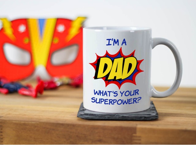I'm A Dad, What's Your Superpower Ceramic Mug
